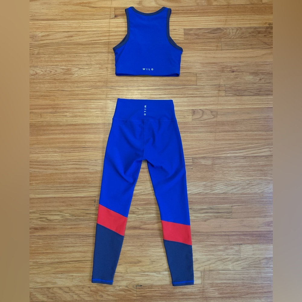 NWT Wilo Matching Set Leggings + Sports Bra